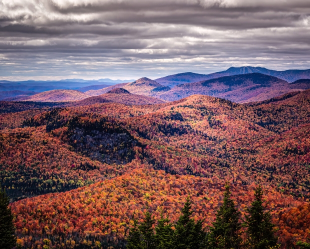 Mont Kaaikop, Laurentian Mountain, Quebec, Canada by Jacques Geoffroy