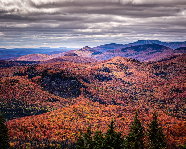 Mont Kaaikop, Laurentian Mountain, Quebec, Canada By Jacques Geoffroy