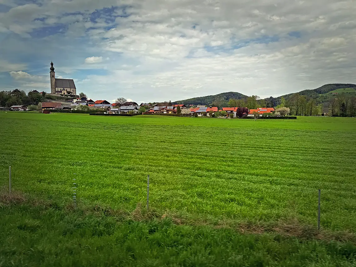 Bavarian landscape, anger, germany