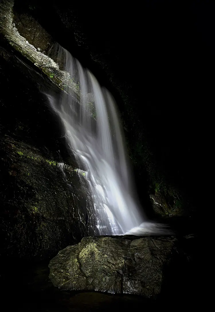 Falls like midnight lace, marshall, north carolina, usa