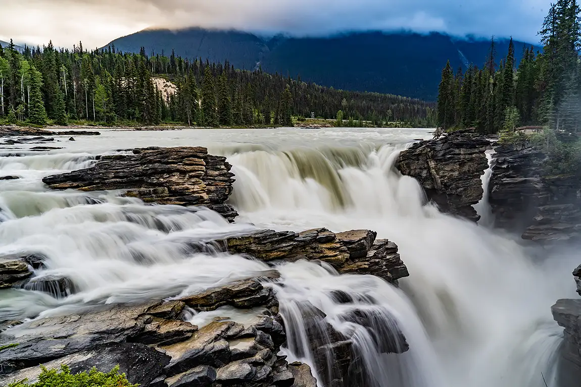 Athabasca falls, alberta, canada