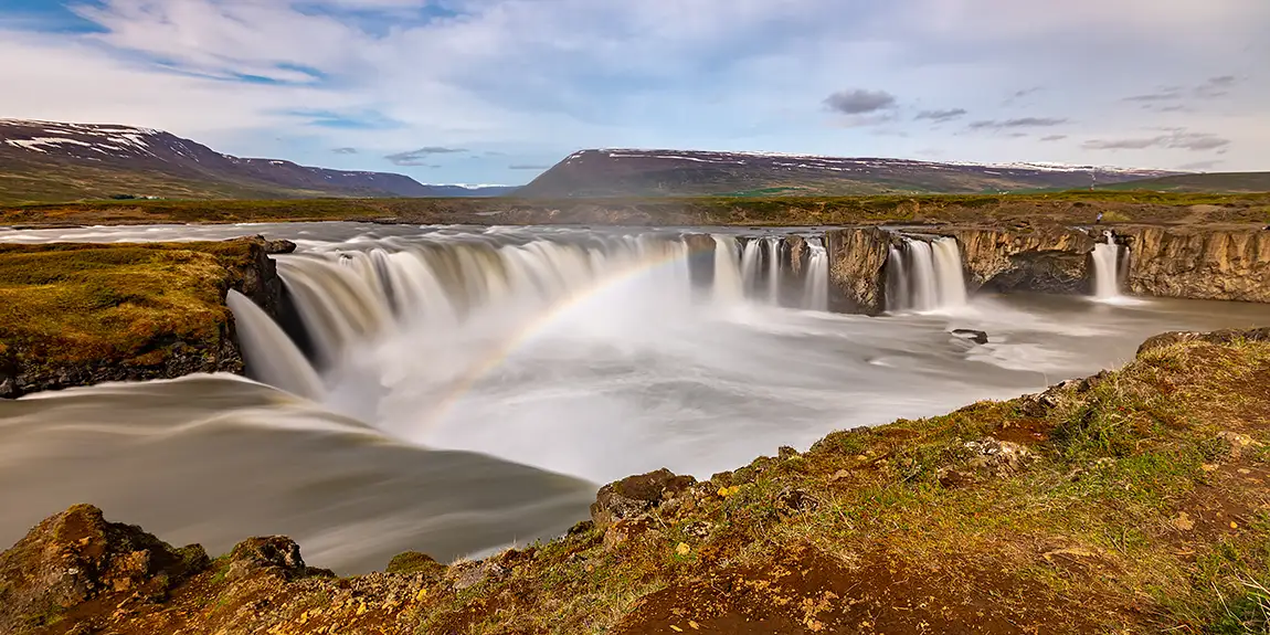Godafoss in early june, iceland