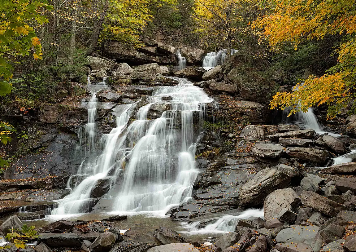 Kaatterskill falls in the catskills, greene county, ny, usa