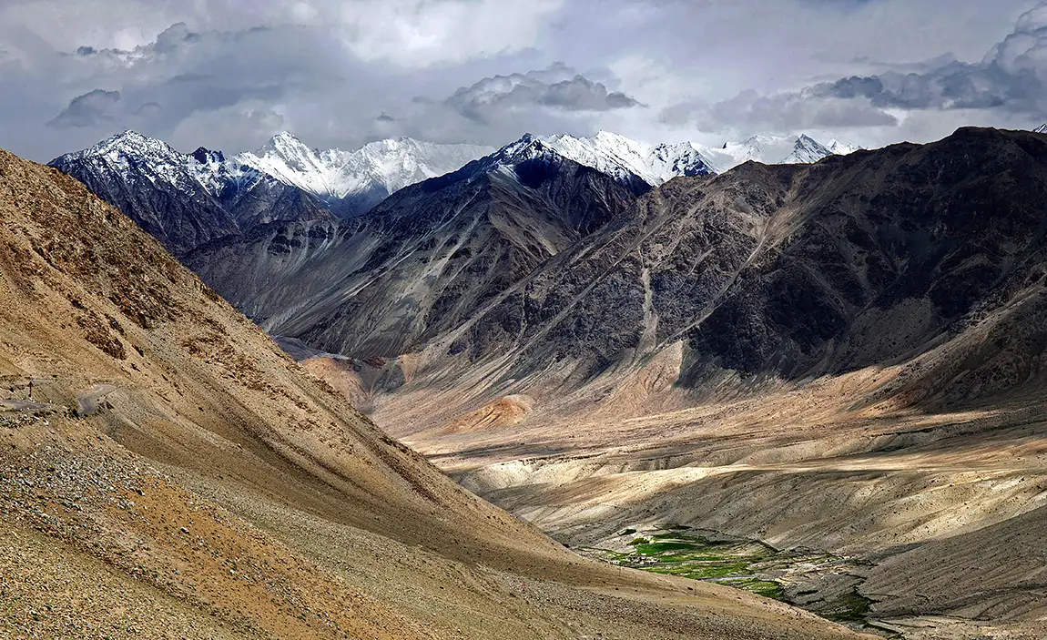 Karakoram mountain range, ladakh, india