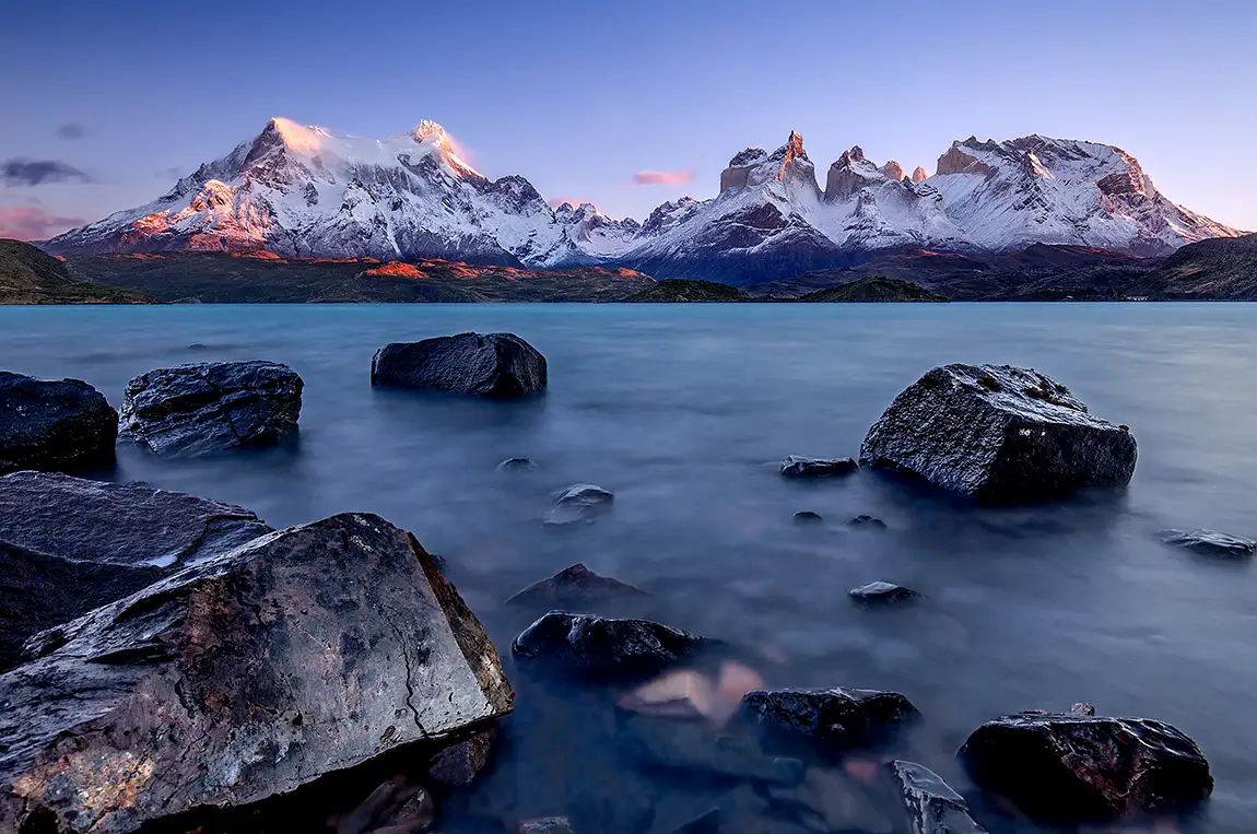 Los cuernos del paine, torres del paine national park, chile