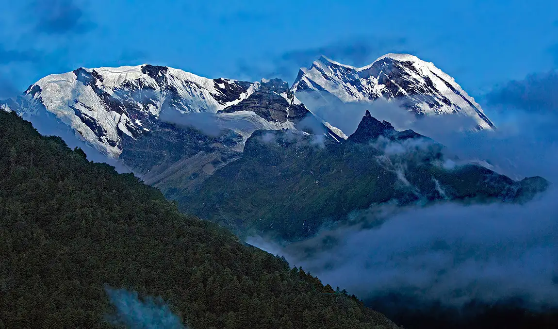 Mount everest backyard, gyirong county, tibet