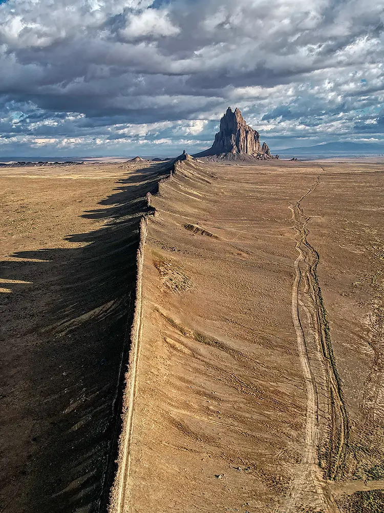 Shiprock, navajo nation, new mexico, usa