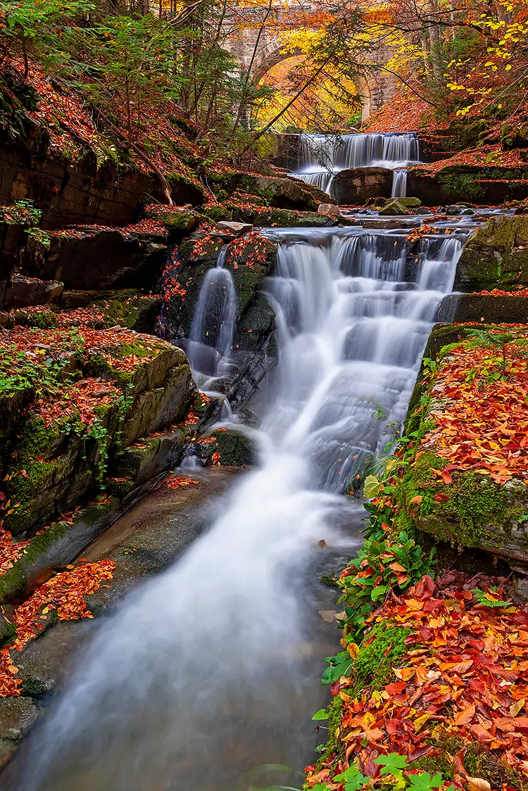 Sitovo waterfall, rhodope mountains, bulgaria
