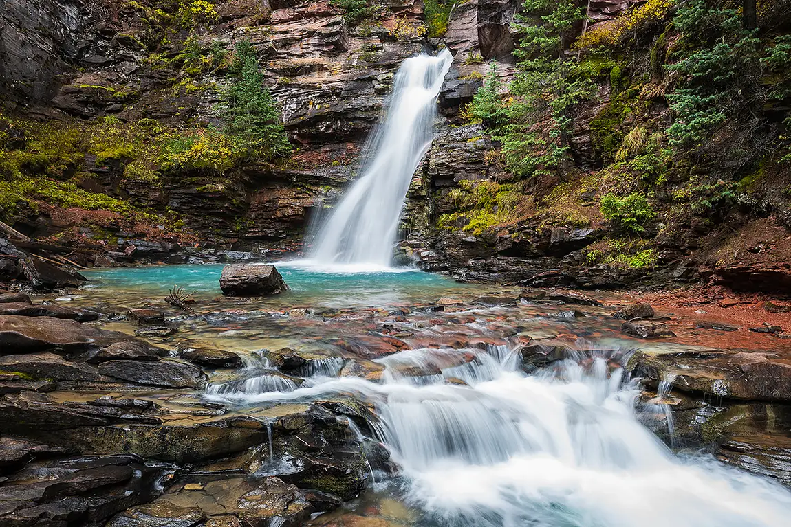 The secret waterfall, silverton, san juan county, colorado, usa