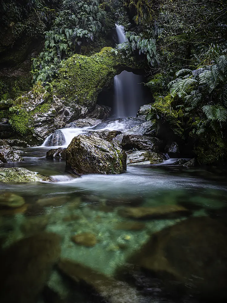 Baker creek, haast, west coast, new zealand