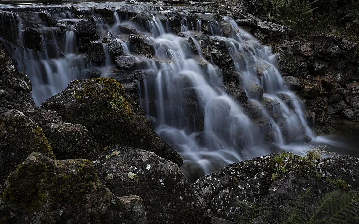 Borrowdale old mill falls, keswick, cumbria, england