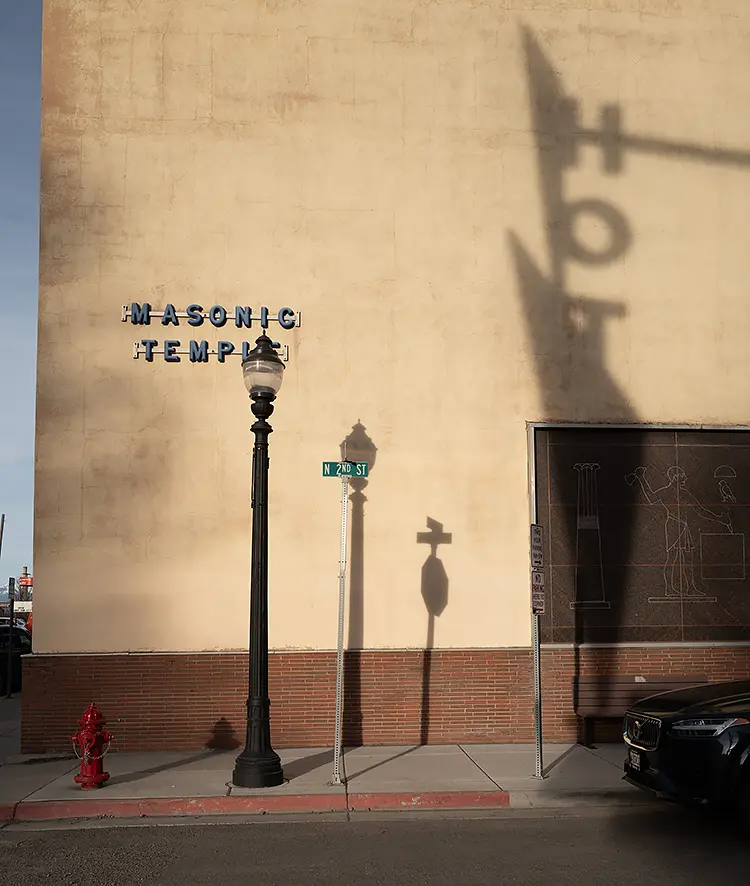 Hot masonic temple, livingston, park county, montana, usa