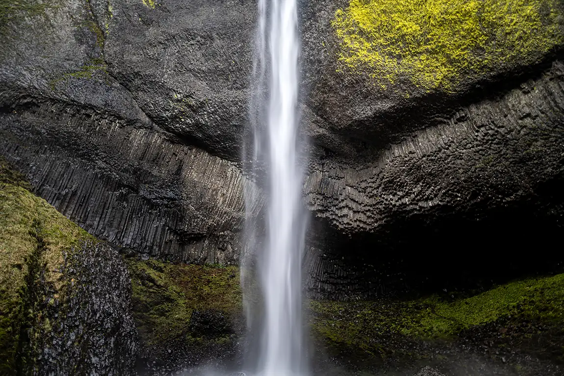 Latourell falls, columbia river gorge, oregon, usa