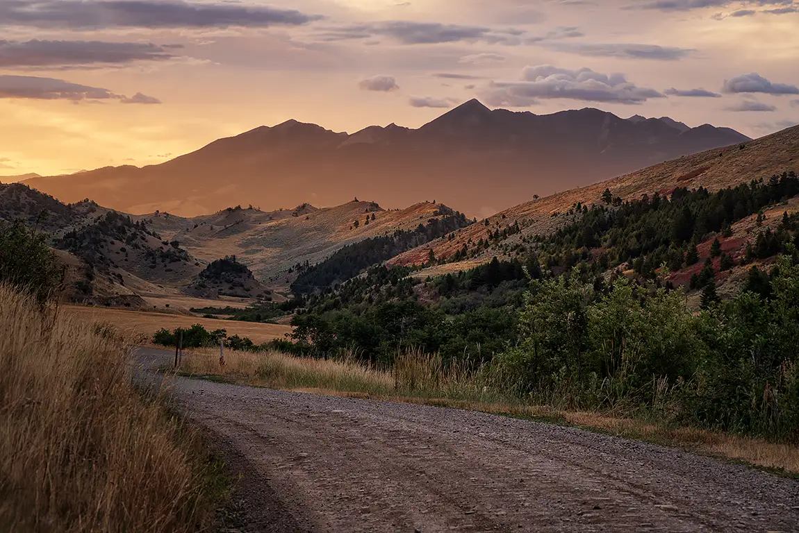 Mountain mornings, livingston, park county, montana, usa