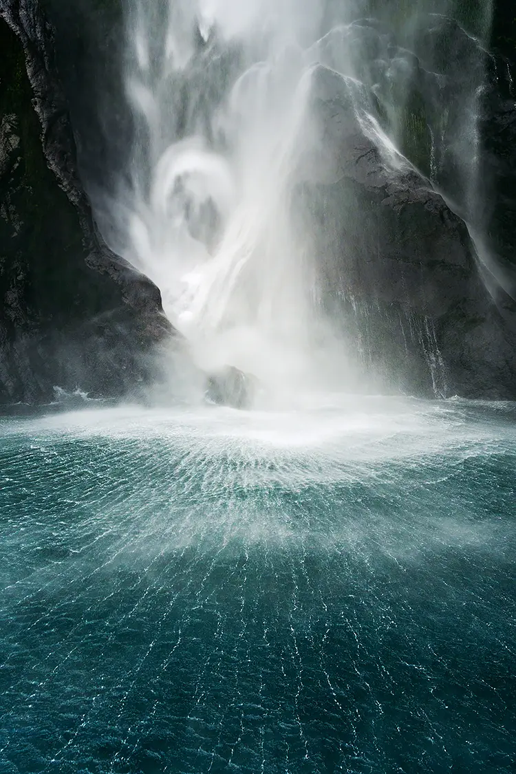Stirling falls, milford sound, new zealand