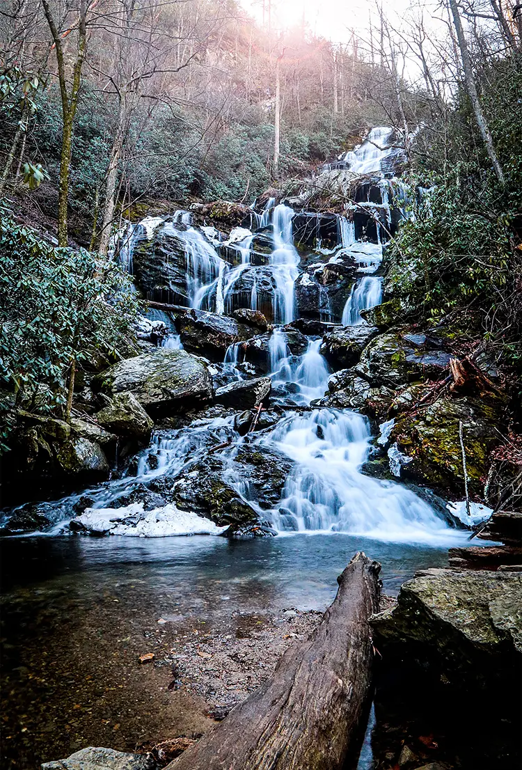 Catawba falls, old fort, nc, usa