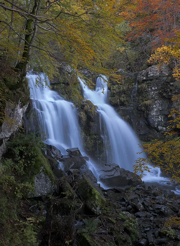 Dardagna waterfall, corno alle scale, tuscany, italy
