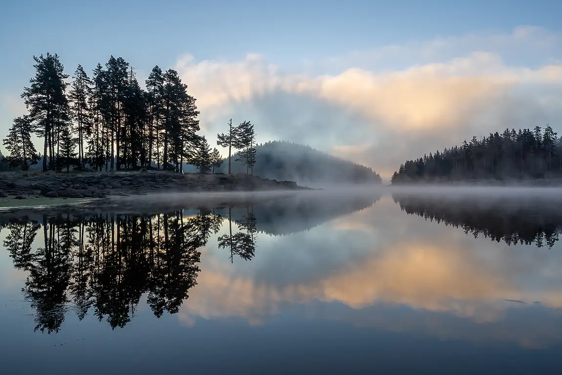 Shiroka polyana dam, rhodope mountains, bulgaria