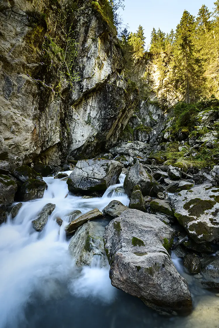 Stechelberg creek, bernese alps, switzerland