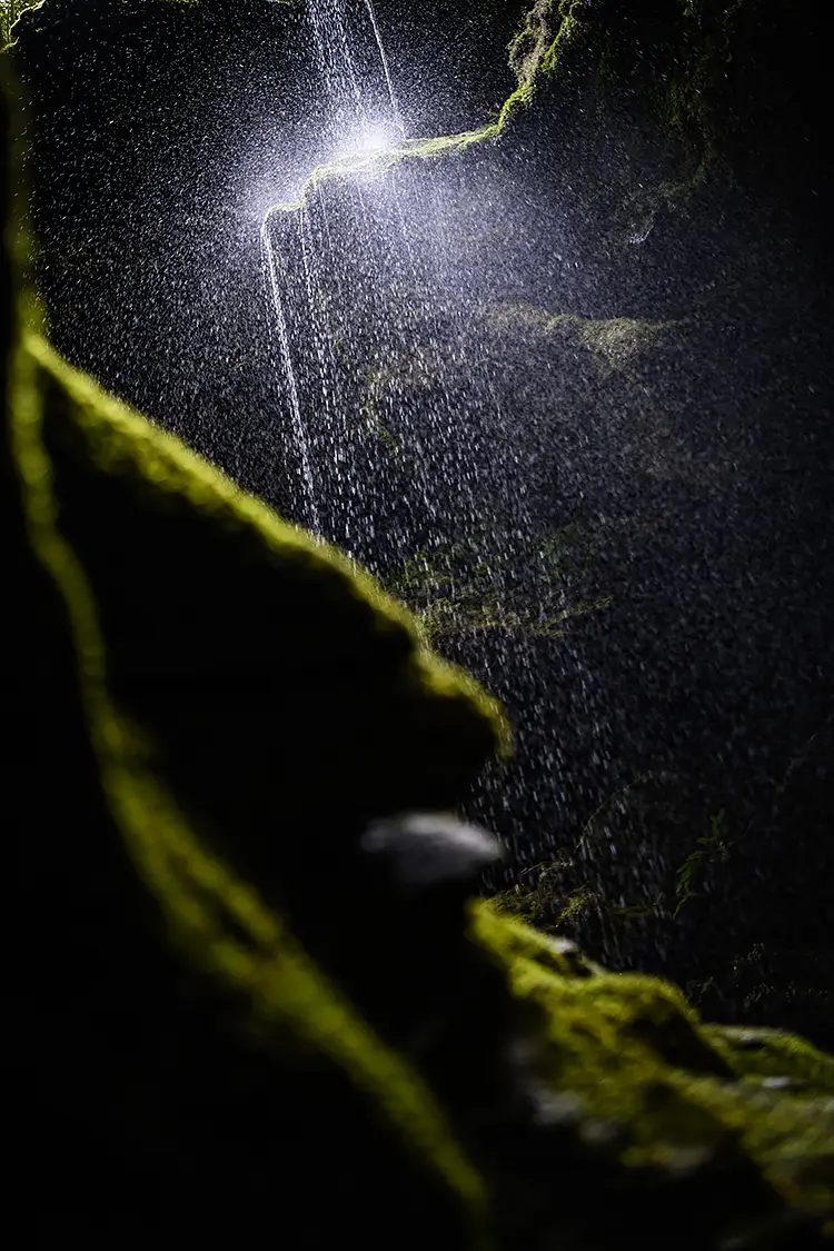 Wilson creek shining, haast pass, new zealand
