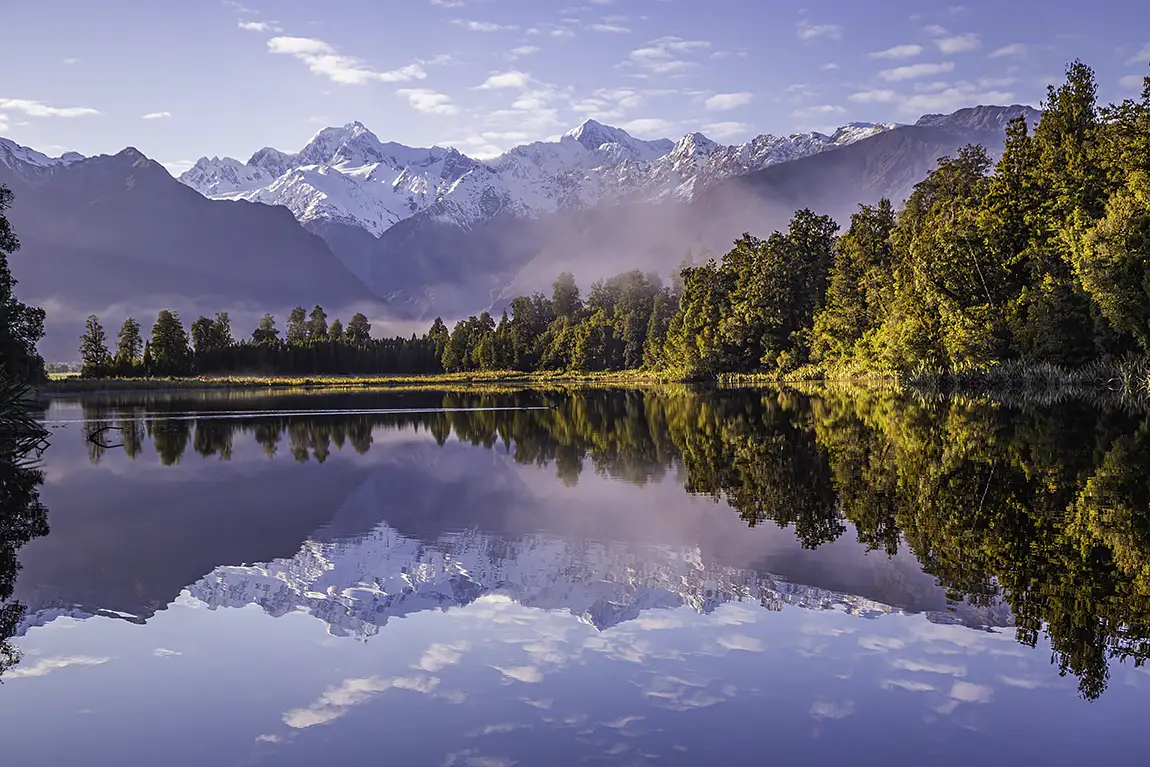 Lake matheson revisited, fox glacier, west coast, new zealand