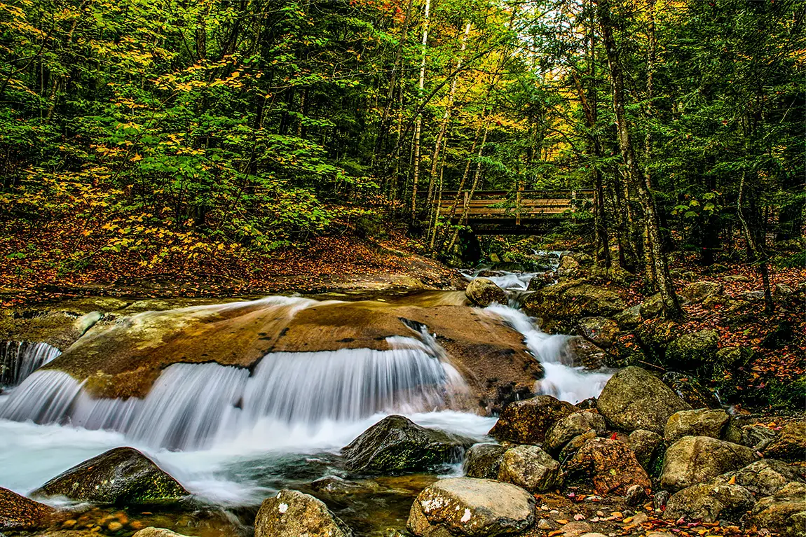 The flume gorge, concord, grafton county, nh, usa