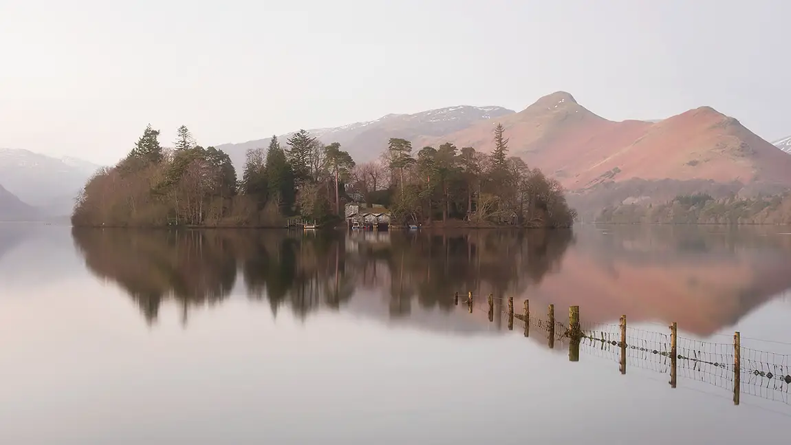 Buttermere autumn tranquility, keswick, cumbria, england