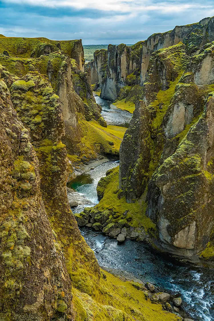 Fjadrargljufur Canyon, Kirkjubaejarklaustur, Sudurland, Iceland