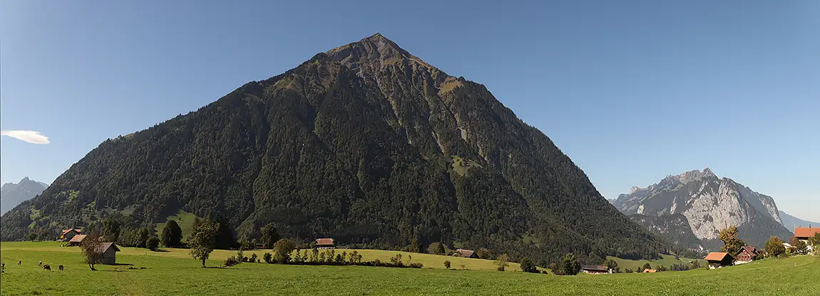 Imposing Peaks At Aaeschi, Wasseramt, Solothurn, Switzerland
