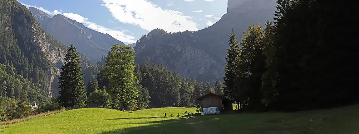 Magnificent Kandersteg Valley, Frutigen Niedersimmental, Bern, Switzerland