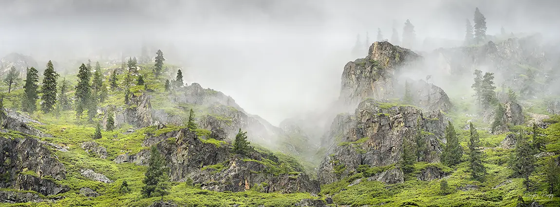 Mountain jagged serenity, plumas county, california, usa