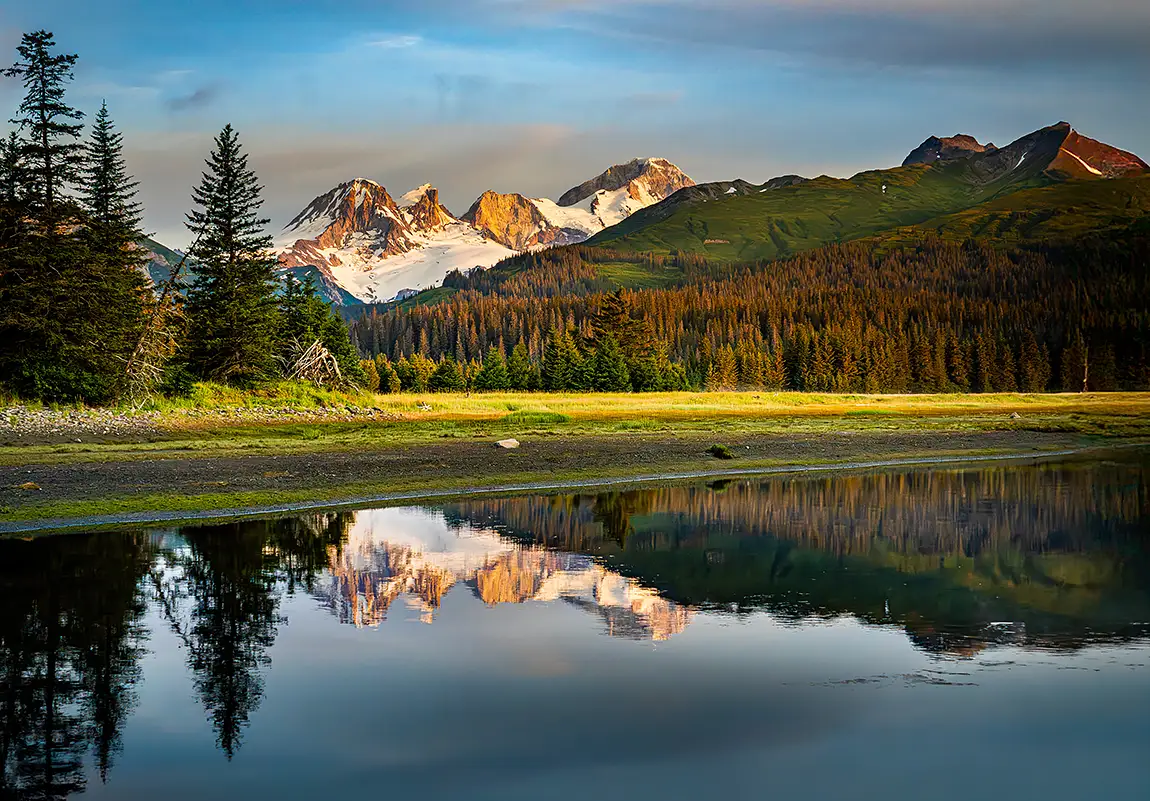 Mt lliamna, Lake Clark National Park, Alaska, USA