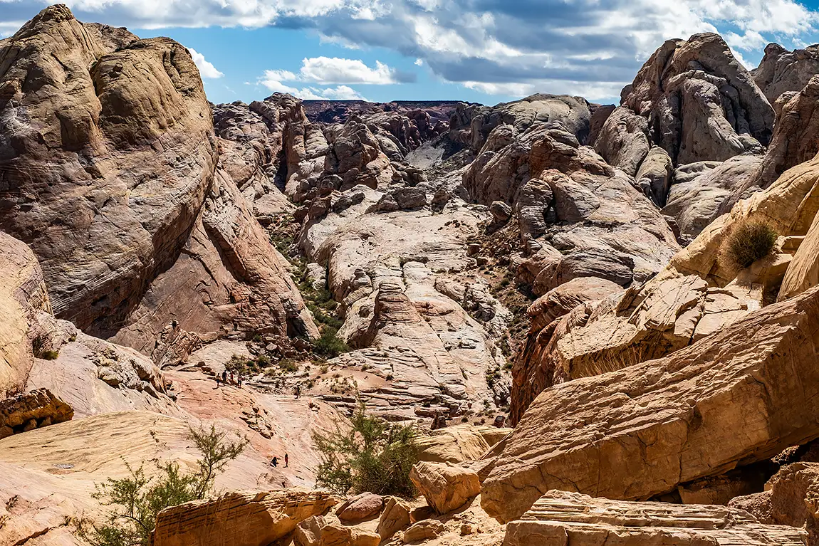 Rainbow vista trail, valley of fire state park, moapa valley, nv, usa