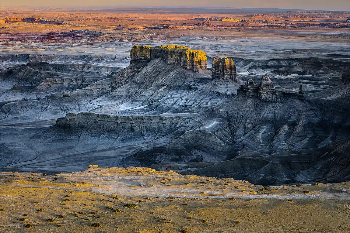 Surreal Moonscape Overlook, Utah, USA