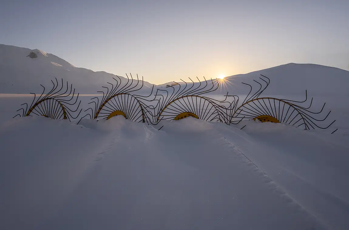 Winter Dawn On The Plain, Castelluccio di Norcia, Umbria, Italy