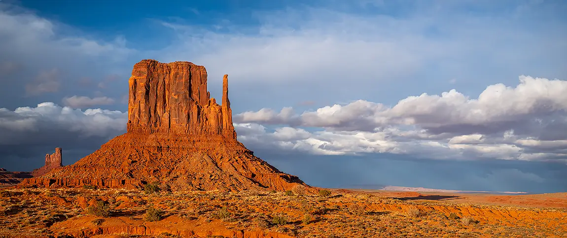 Clearing Storm At Monument Valley, Navajo County, Arizona, USA