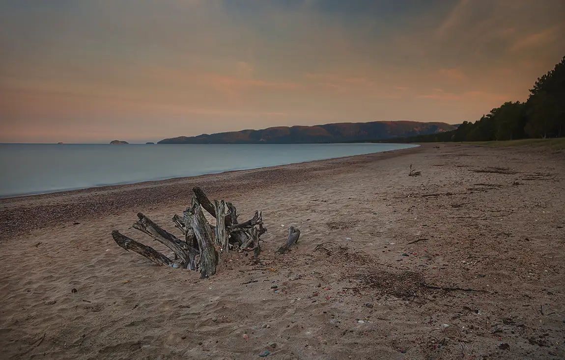 Agawa Bay At Dawn, Lake Superior Provincial Park, Ontario, Canada