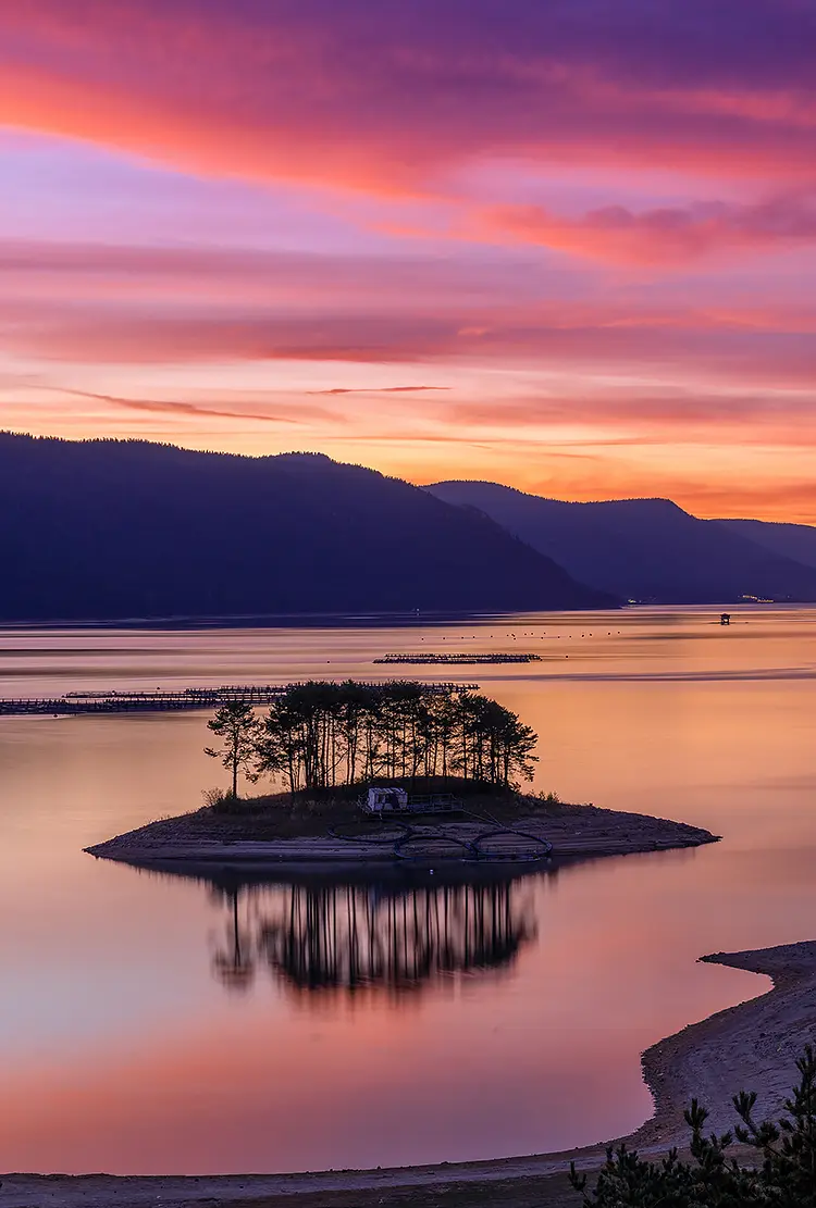 Dospat Lake, Rhodope Mountain, Bulgaria