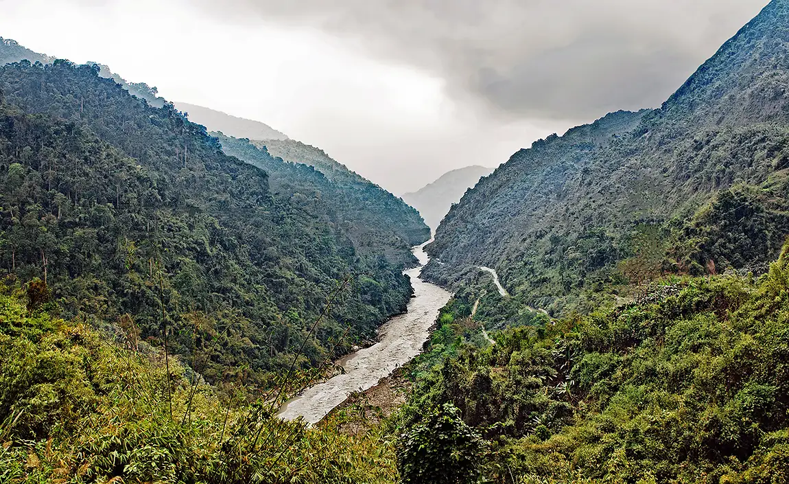 Gorge, Arunachal Pradesh, India