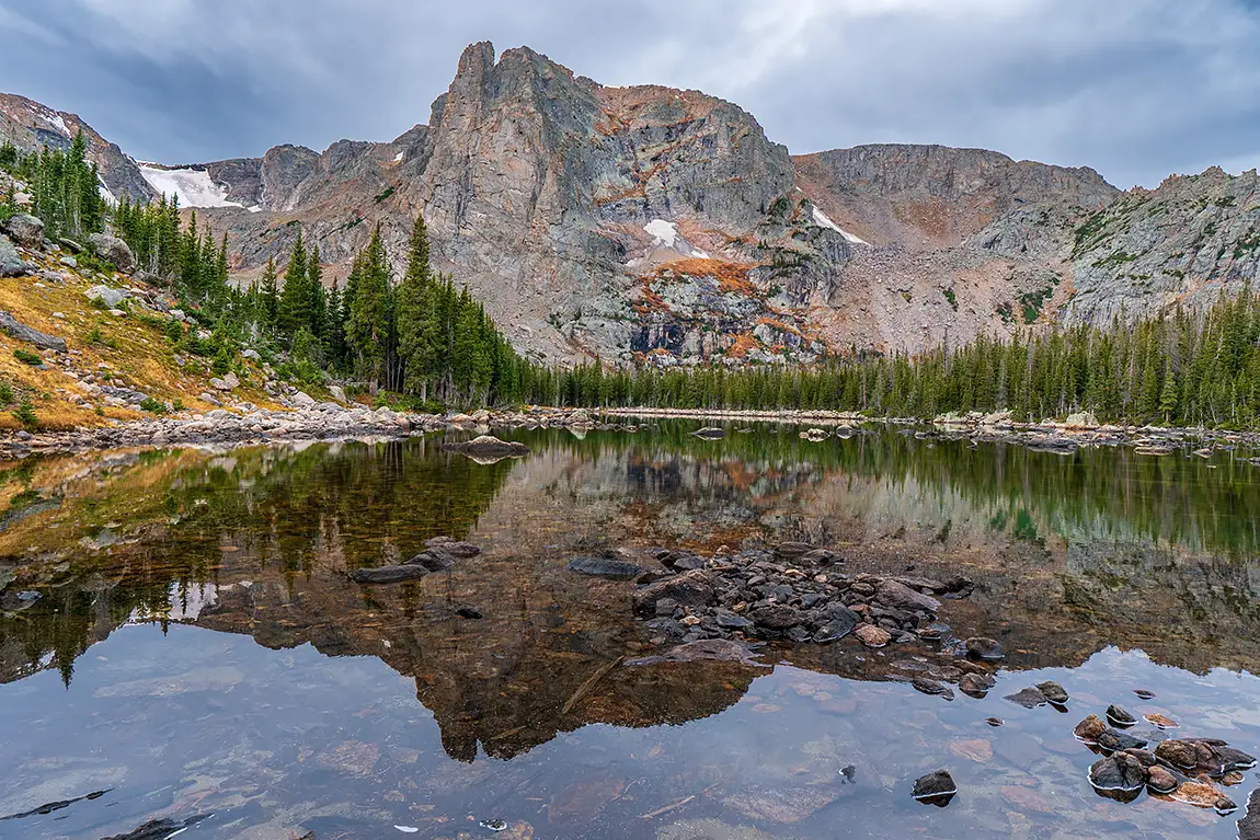 Notchtop Mountain Reflections, Estes Park, CO, USA