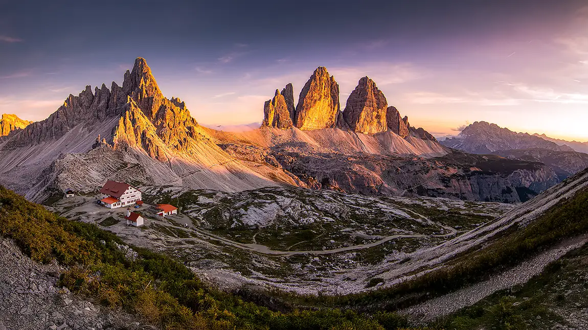 Tre Cime di Lavaredo, Dolomites, Italy