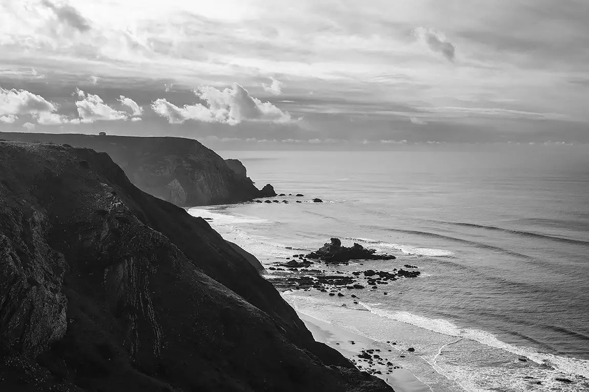 View Over Castelejo Beach, Cordoama, Vila Do Bispo, Portugal