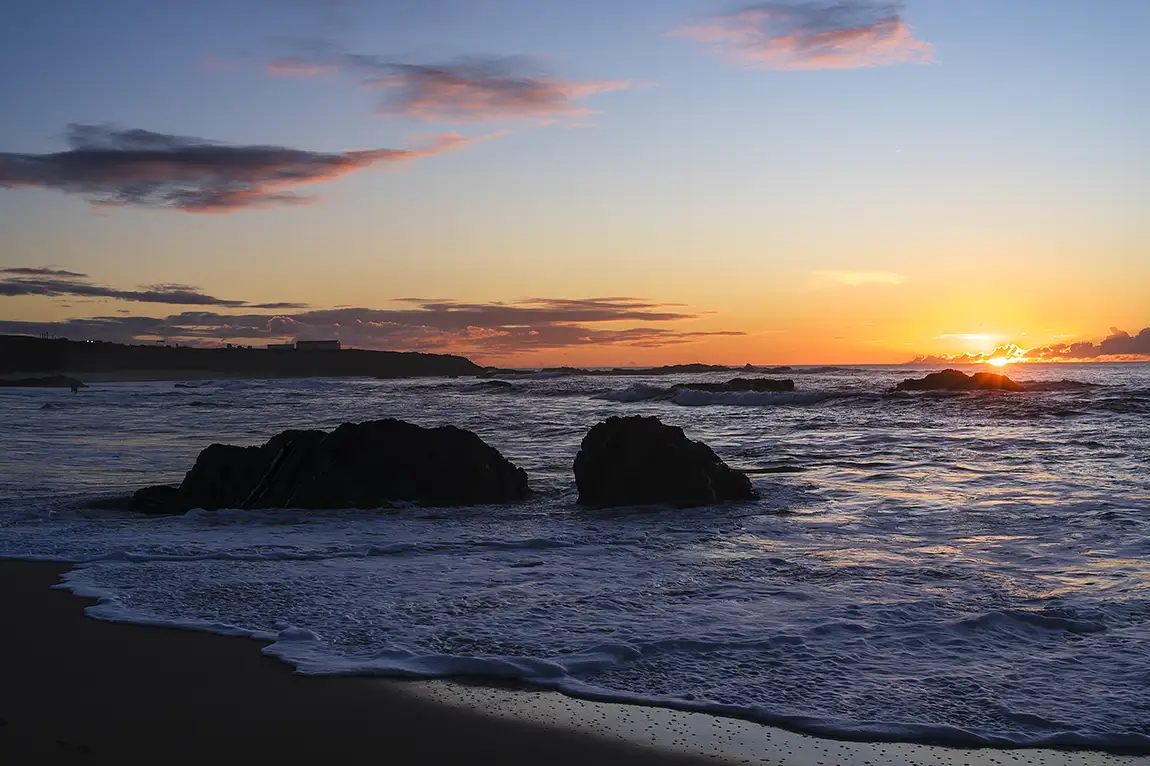 Winter Sunset At The Beach, Almograve, Alentejo, Portugal