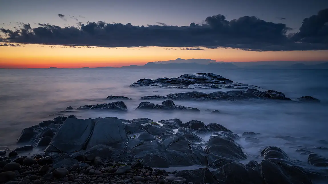 After Sunset, Agropoli, Cilento Coast, Italy