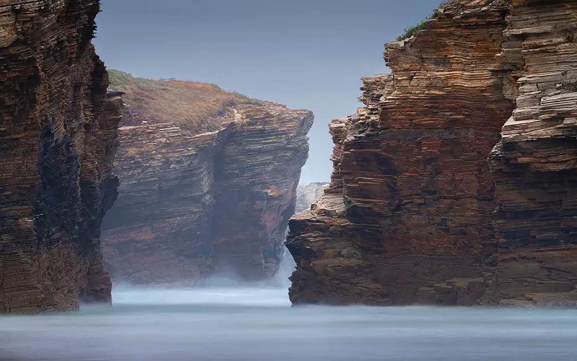 Between The Cathedrals, Praia das Catedrais, Galicia, Spain
