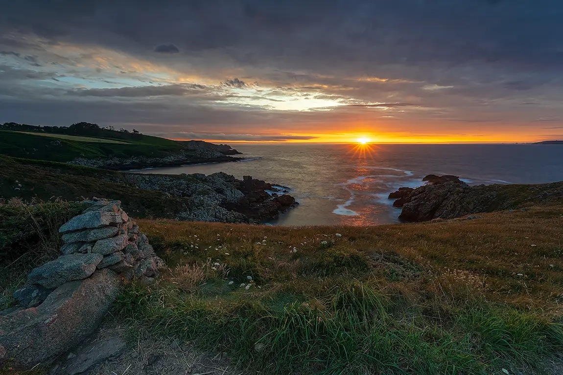 Beuzec Cap Sizun Summer Sunset, Brittany, France