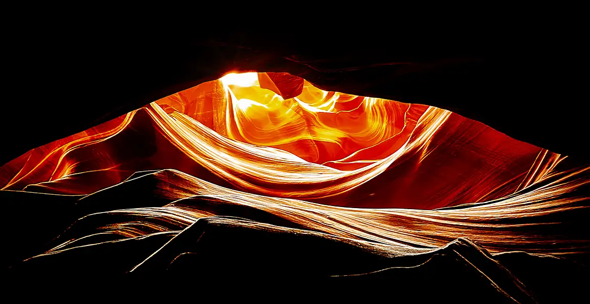 Dragon's Eye, Upper Antelope Canyon, Page, Arizona, USA