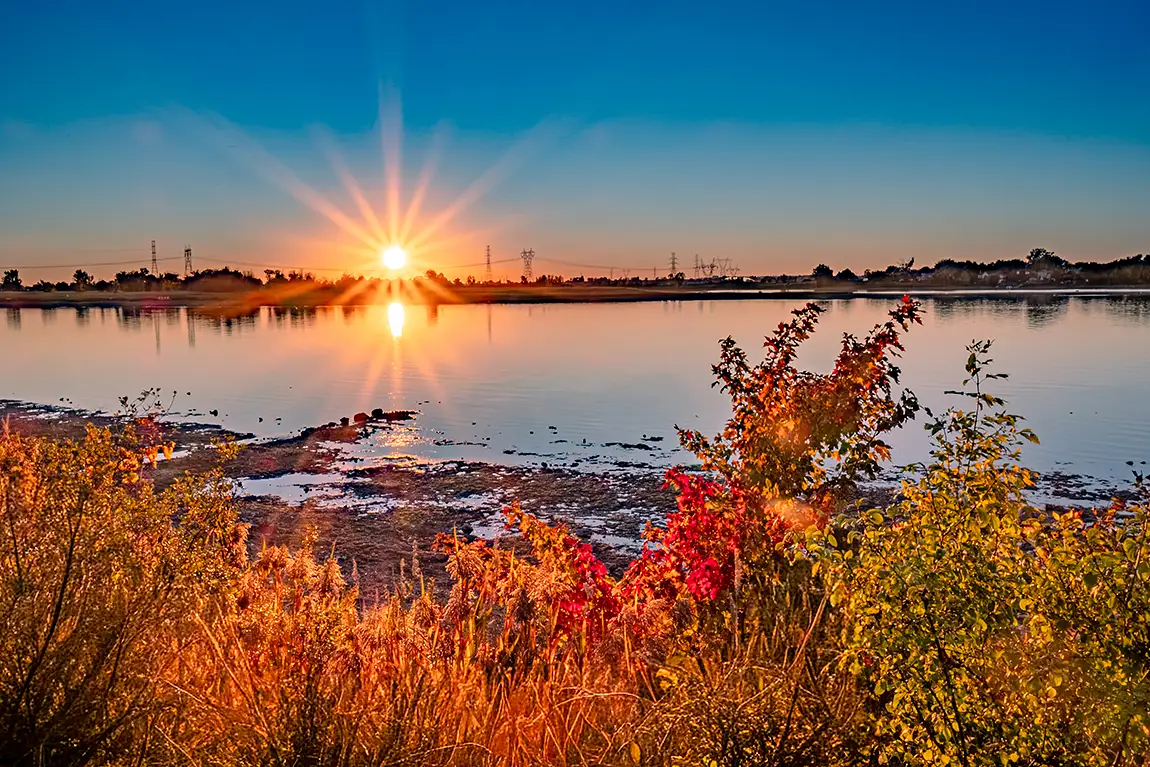 Magic Sunset, Riiviere des Pairiex, Montreal , Quebec, Canada