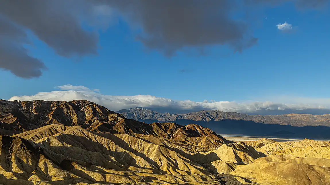 Sunrise At Zabriskie Point, Death Valley National Park, California, USA
