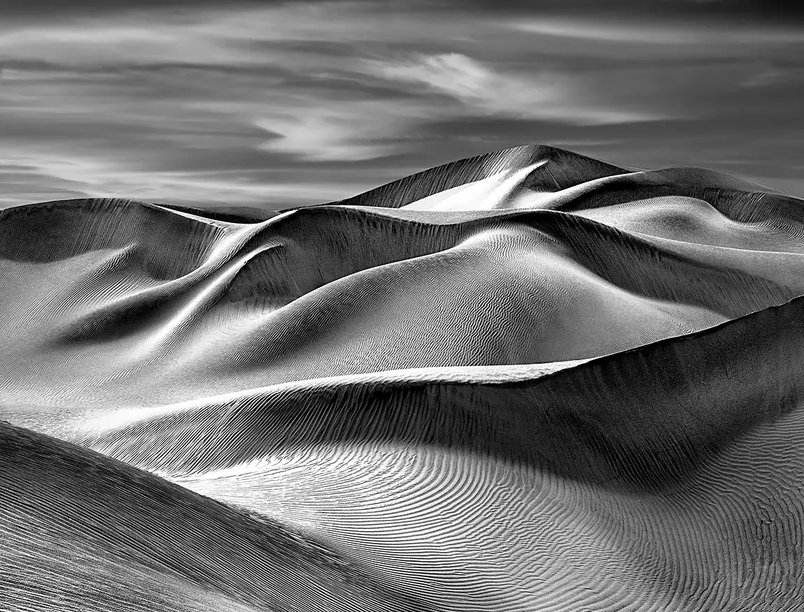 Wind Shaped Dunes, California Desert, USA
